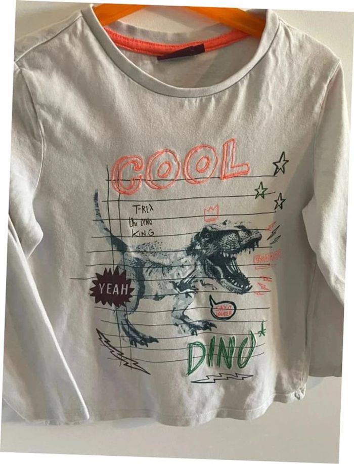 Beau t-shirt manches longues 7 ans sergent major - photo numéro 5