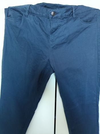 Pantalon slim bleu