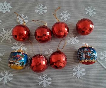 Lot boules de noël