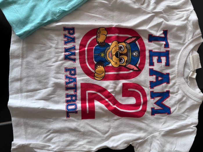 Lot 2 t-shirt 3 ans Pat Patrouille bleu et blanc - photo numéro 3