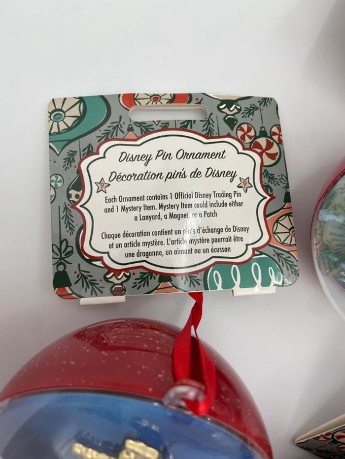 Lot de 6 coffrets cadeaux mystère et pin’s Disney édition limitée – Boule Disney / Ornements - photo numéro 8