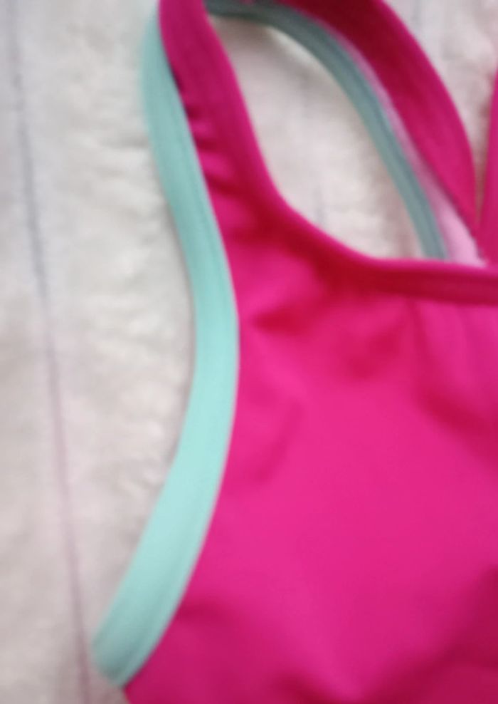 Maillot 1 pièce rose 8 ans - photo numéro 2