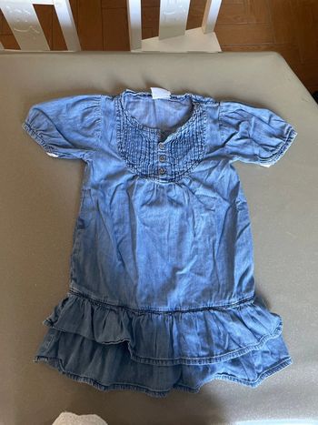 Robe fine effet jean