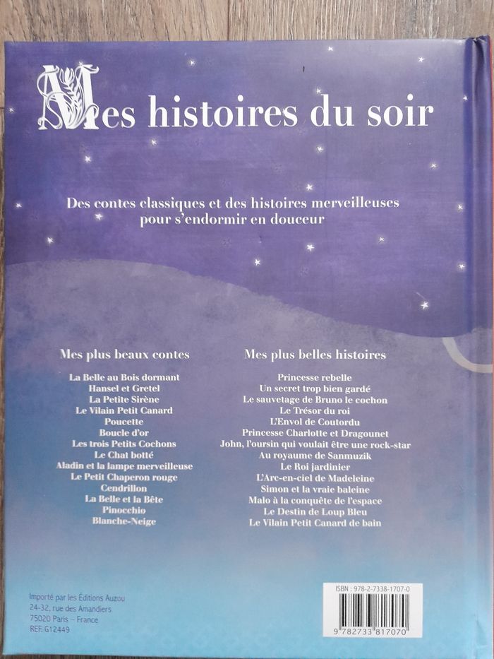 Livre enfant contes et histoires. Mes histoires du soir - photo numéro 2