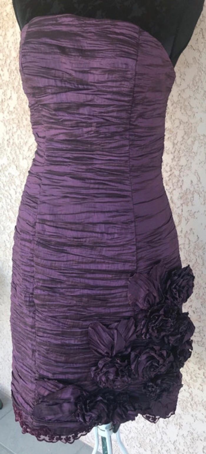 21 - Robe bustier violet - photo numéro 5