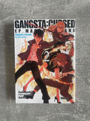 Manga Gangsta Cursed tome 2 en version française.
