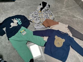 Lot vêtements bebe garçon 12 mois