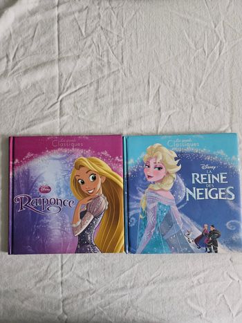 Lot de 2 livres grands classiques de disney