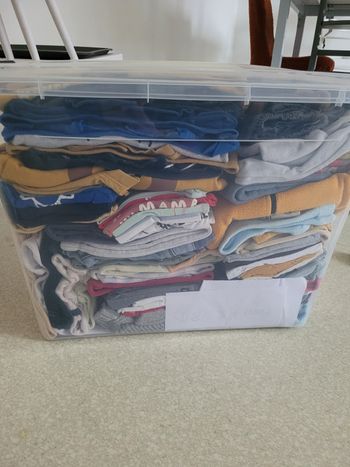 Lot de vêtements garçon 1 mois jusque 24mois 