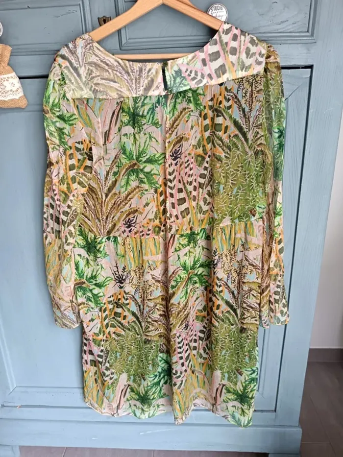 Robe tara jarmon en soie - photo numéro 3