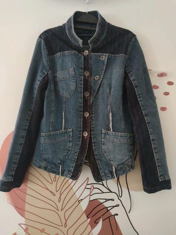 Veste en jean doublé New man taille 40