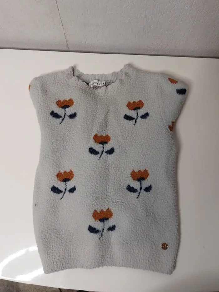 Pull gris imprimé - photo numéro 3