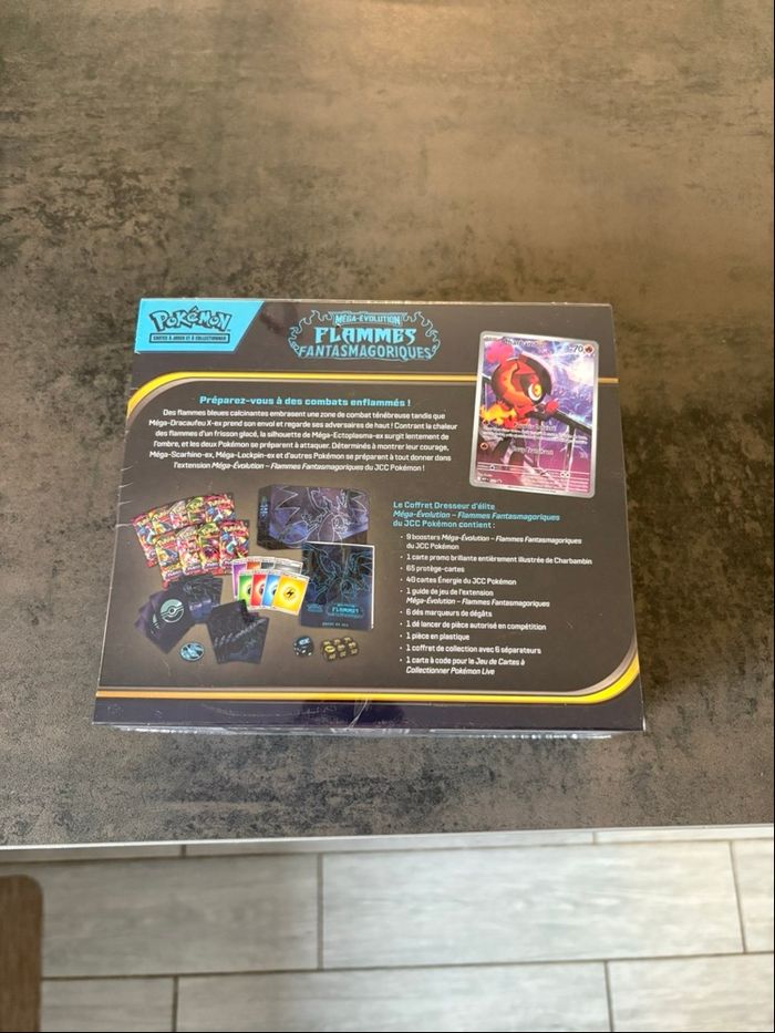 Pokémon Coffret ETB Flammes Fantasmagoriques ME02 - photo numéro 2