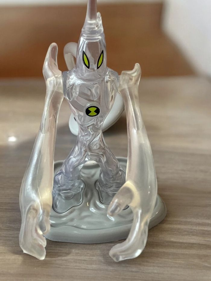 Bandai 2008 Ben 10 Alien Force Rare Deluxe Alien Goop complet avec le Glibber + socle environ 11cm - photo numéro 6
