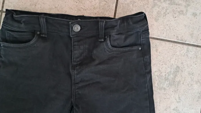 Jeans noir fourré, C&A, 170 cm - photo numéro 2