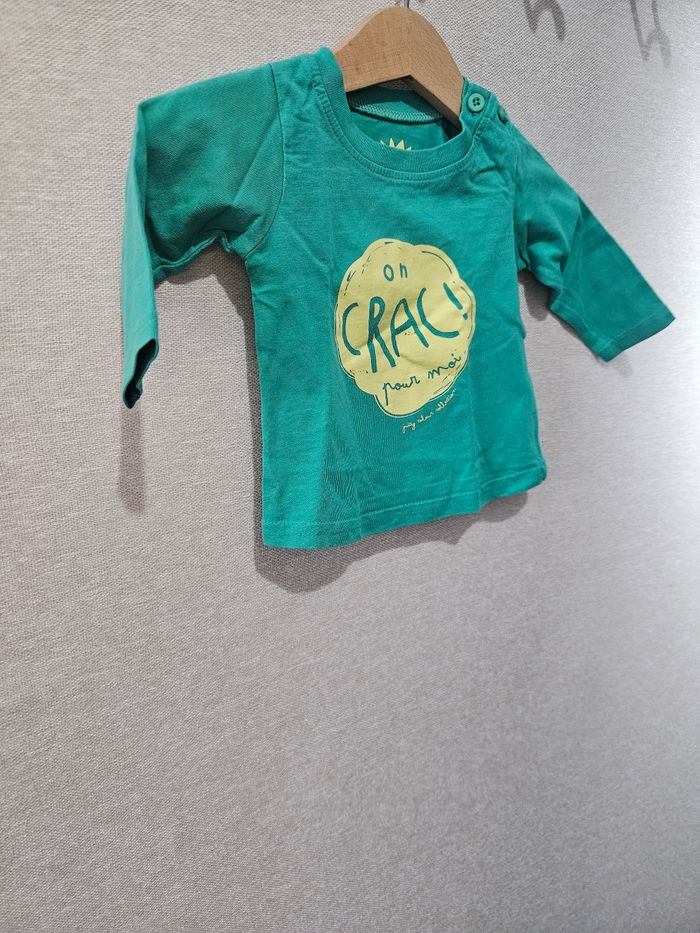 T-shirt manche longue  tape à l'œil  3 mois - photo numéro 4