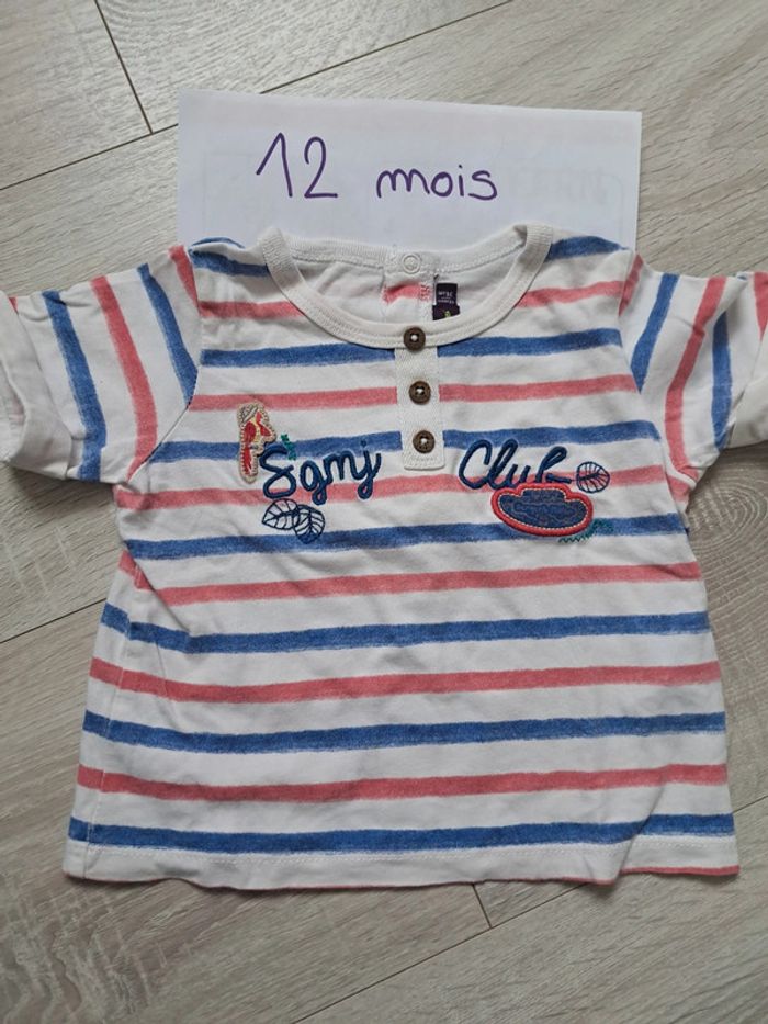 T-shirt manches courtes 12 mois
