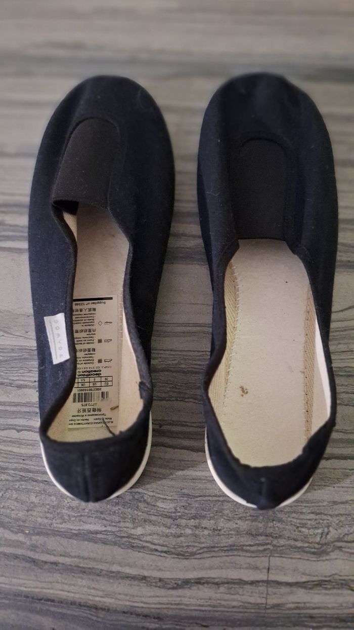 Chaussons gymnastique noir - photo numéro 2