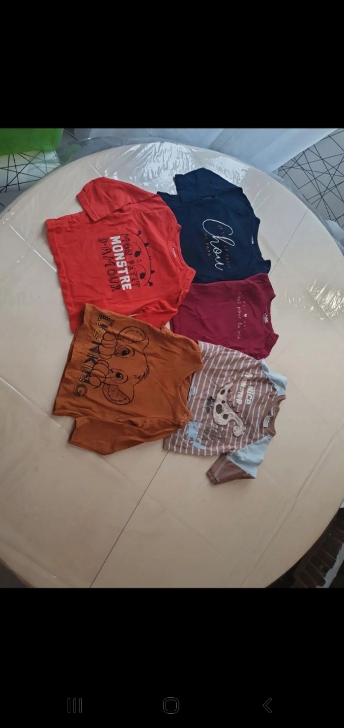 Lot Tee-shirt manches longues