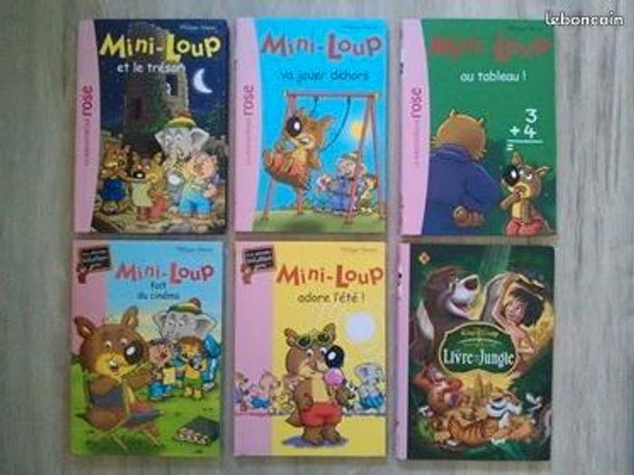 Livres Mini loup + le livre de la jungle