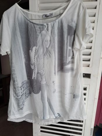 tee shirt voile beige