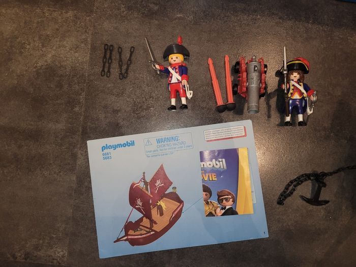 Chaloupe soldat/Bateau pirates  6681 - photo numéro 4