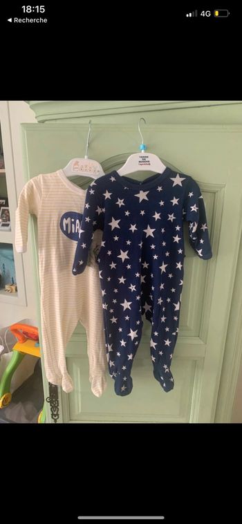 Lot de 4 pyjamas petit bateau