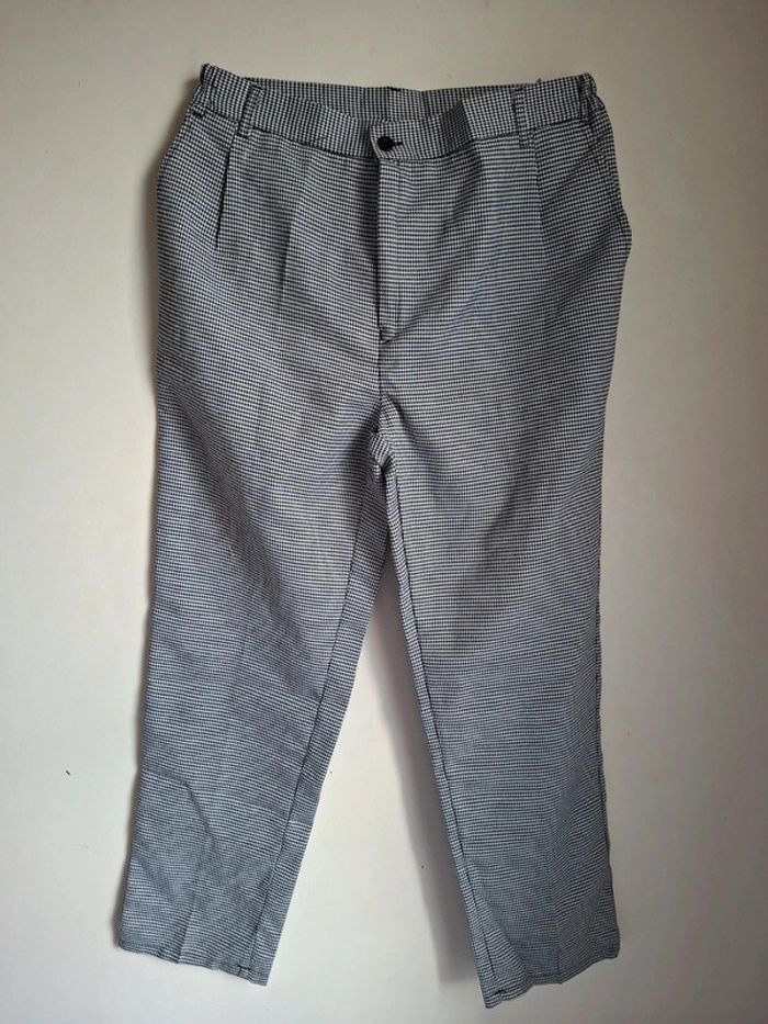 Pantalon à carreaux chic & confortable - Taille 40