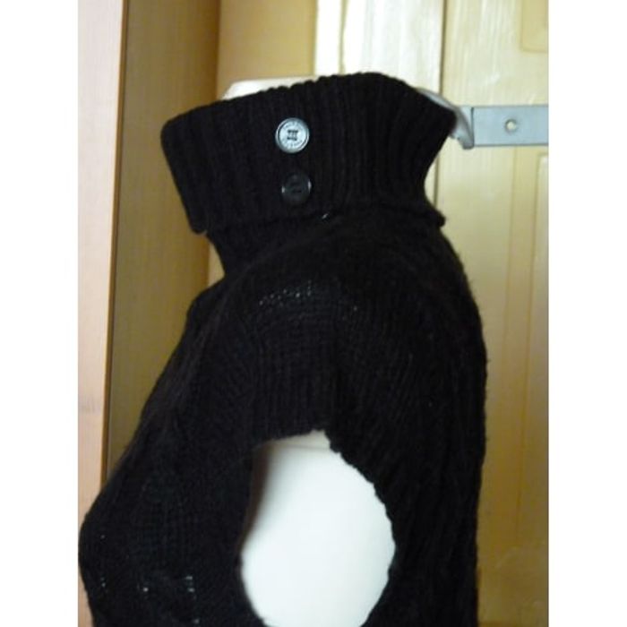 Robe pull col roulé Léa fashion noire T36 - photo numéro 4