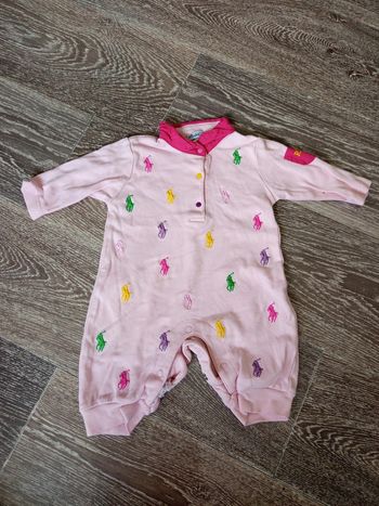 Pyjama Ralph Lauren rose 1 mois