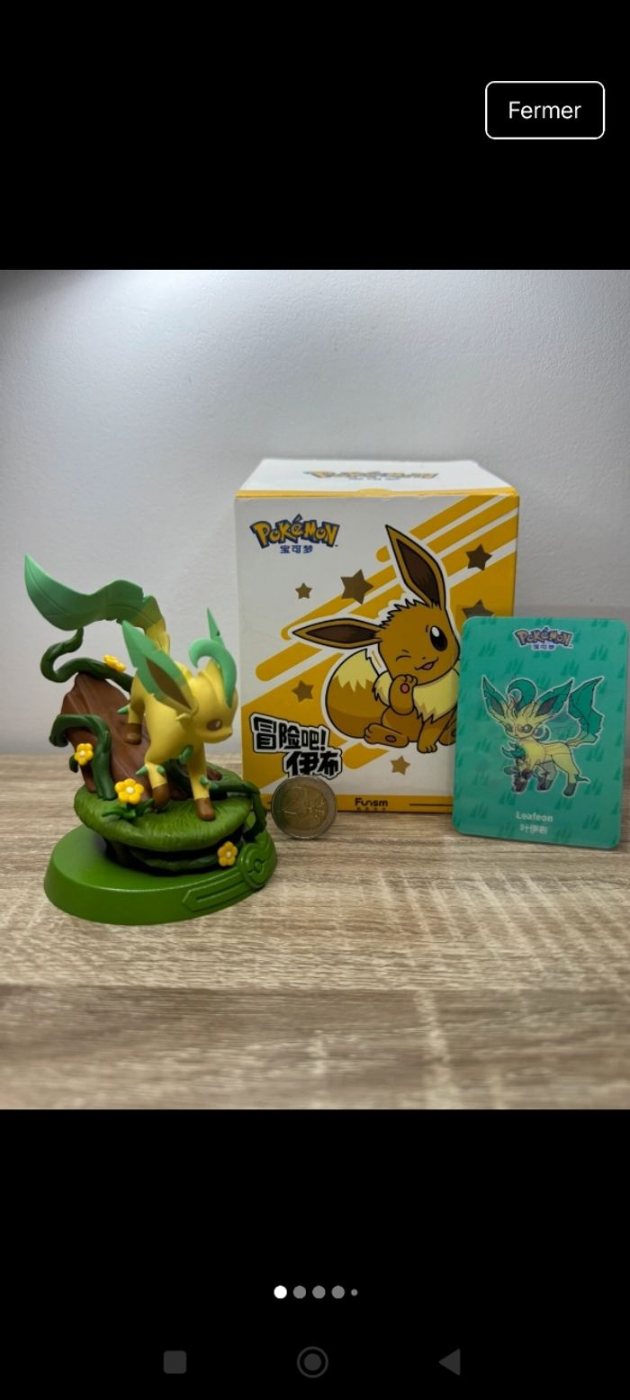 Display 9 figurine collection pokémon evoli et ses évolutions neuf scellé - photo numéro 6