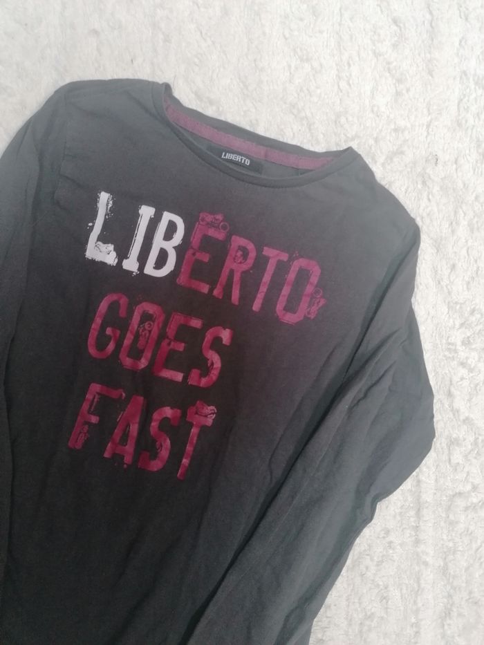 T-shirt Liberto manches longues garçon 12 ans