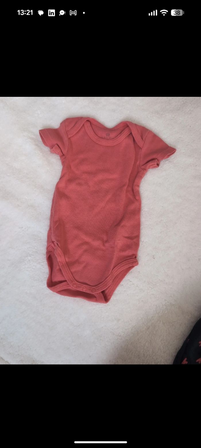 Lot de 3 bodies Petit bateau la redoute - photo numéro 5