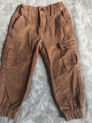 Pantalon camel velours côtelé