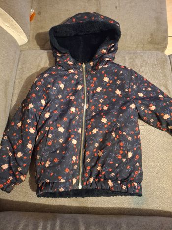 Veste réversible avec capuche