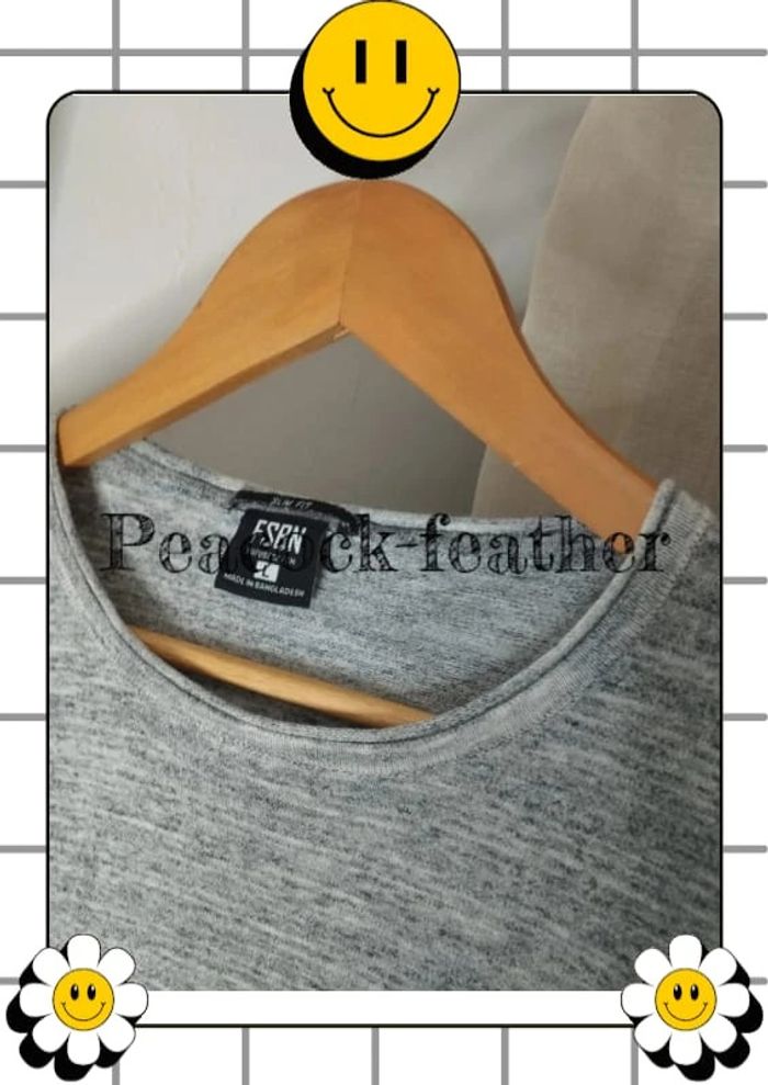 Pull fin gris fsbn L homme - photo numéro 2
