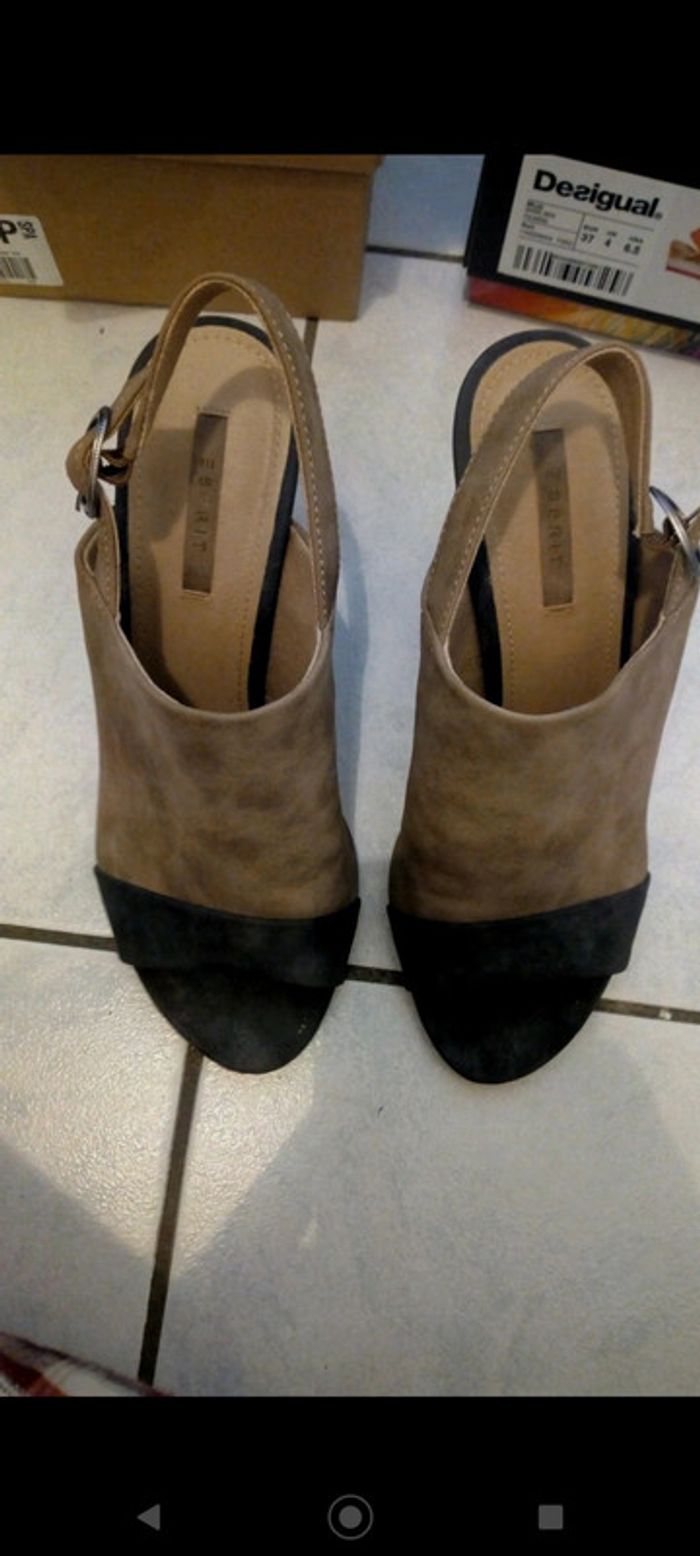 Mules sabot daim Esprit