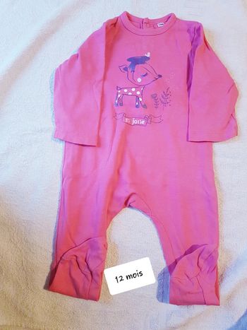 Pyjama auchan 12 mois