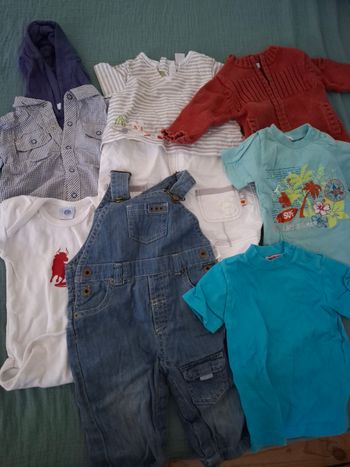 Lot 7 vêtements garçon 6mois