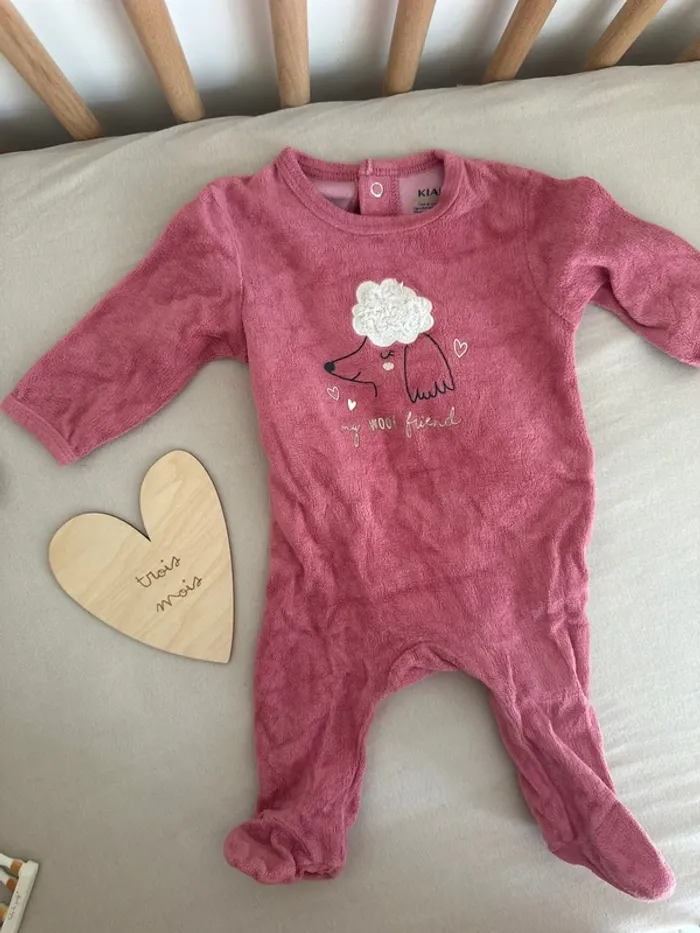 Pyjama velours Kiabi