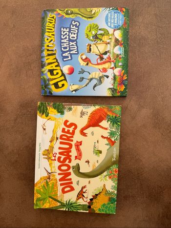 Lot livres dinosaures