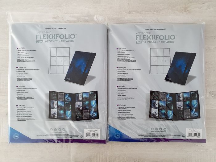 Lot de 2 portfolios Ultimate Guard Flexxfolio 360 Mystic Space - photo numéro 2