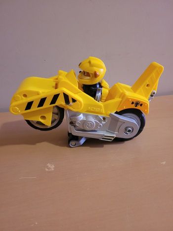 Pat Patrouille- Moto Pups Ruben- véhicule a friction + figurine