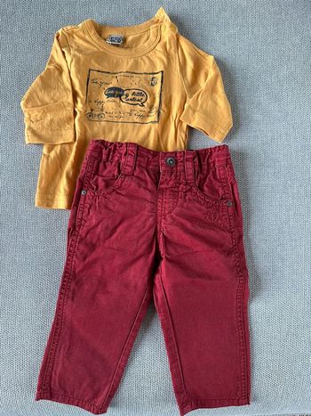 Ensemble jean et tee shirt manches longues