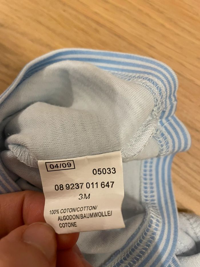 Lot 3 t-shirts MC - 3mois - photo numéro 4