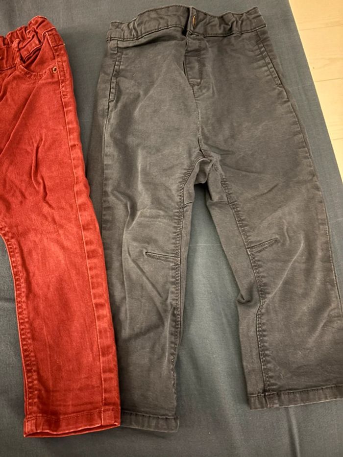 Lot de deux jeans fille T23/24 mois Kiabi/Orchestra - photo numéro 3