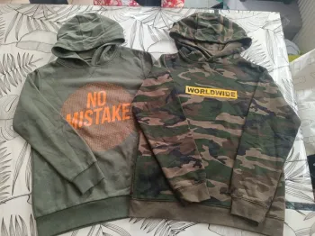 Lot sweat a capuche garçon