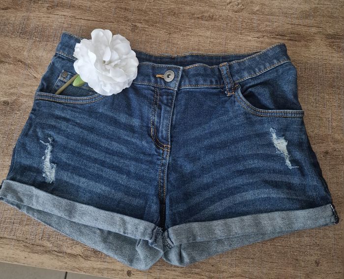 Short fille jean