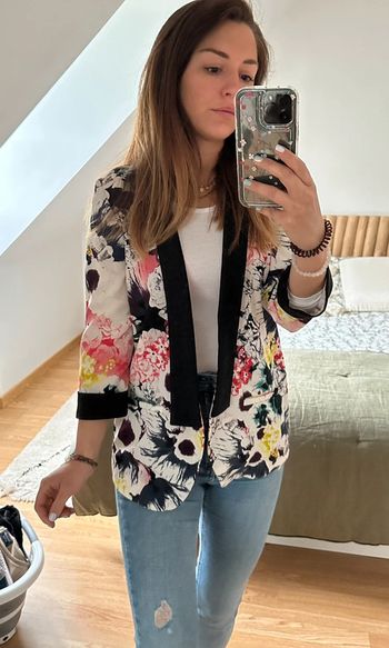 Veste blazer fleurie 🖤