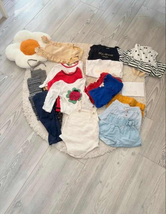 Lot vêtements 6 mois